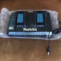 Dual Battery Charger Makita 2 Port Charger 18v New