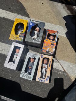Los Angeles Dodgers Edwin Díaz, Kyle Tucker, Teoscar Hernandez, Glasnow, Roki Sasaki bobblehead