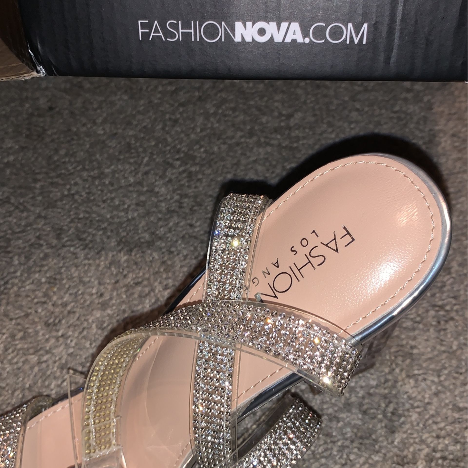 The Rhinestone Glass Slipper - Silver