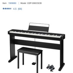 Casio CDP-S90 88-Key Digital Piano Bundle