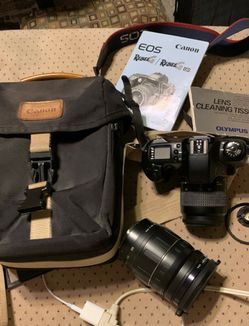Camera Body: A Canon EOS Rebel G (also known as the EOS 500 in other markets), which is a lightweight 35mm autofocus SLR film camera.Primary Lens: A C