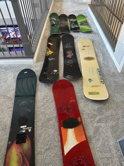 NW Las Vegas-nonfunctional snowboards for shelves/making benches/making whatever you want! Also sell other snowboard gear