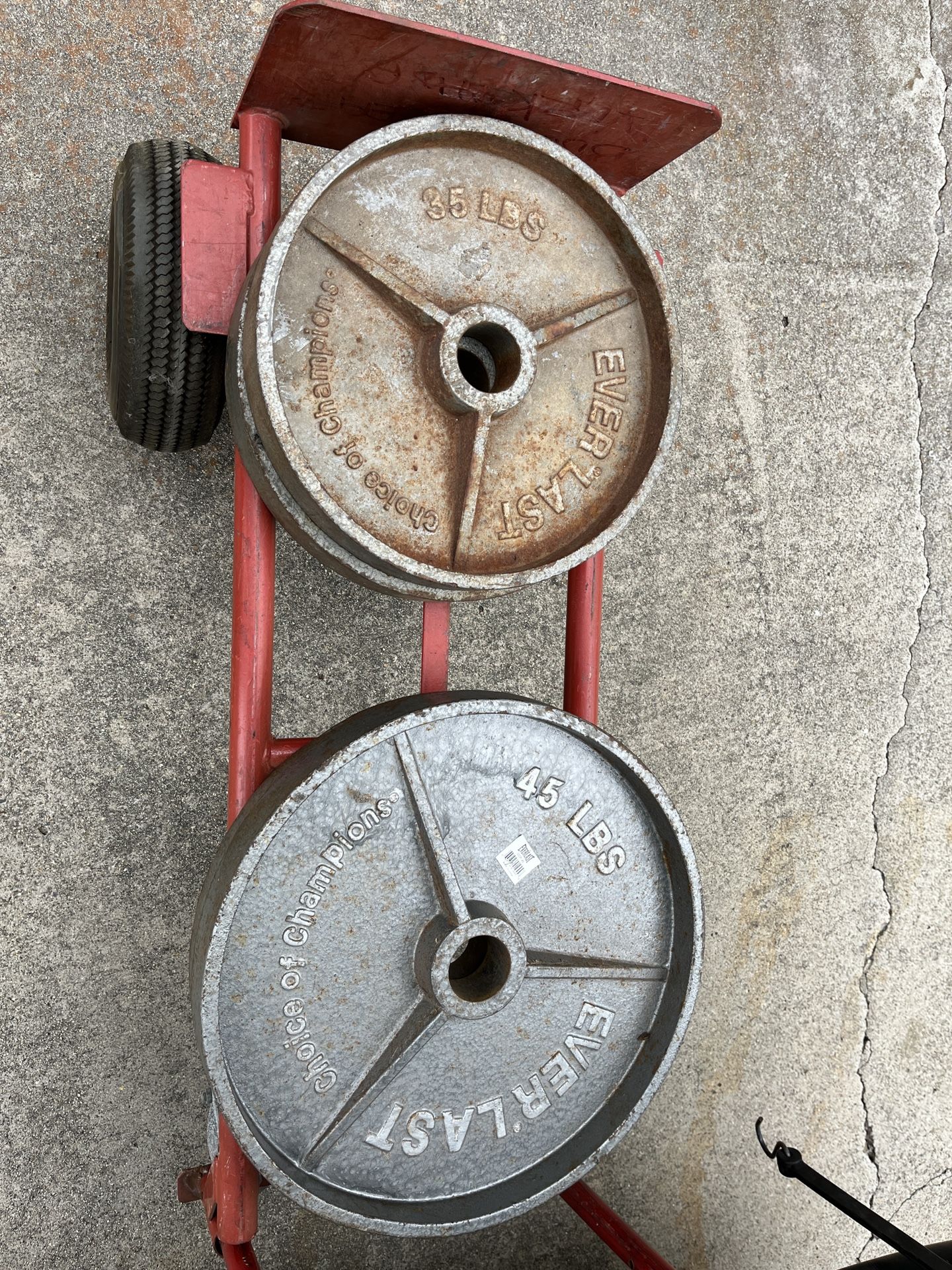 Olympic Weights Plates 160 lbs