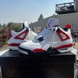 Jordan 4 Red Cement Size 10