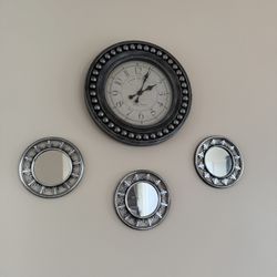 Clock and  Mirror