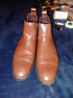 Brown Leather Chelsea Boots