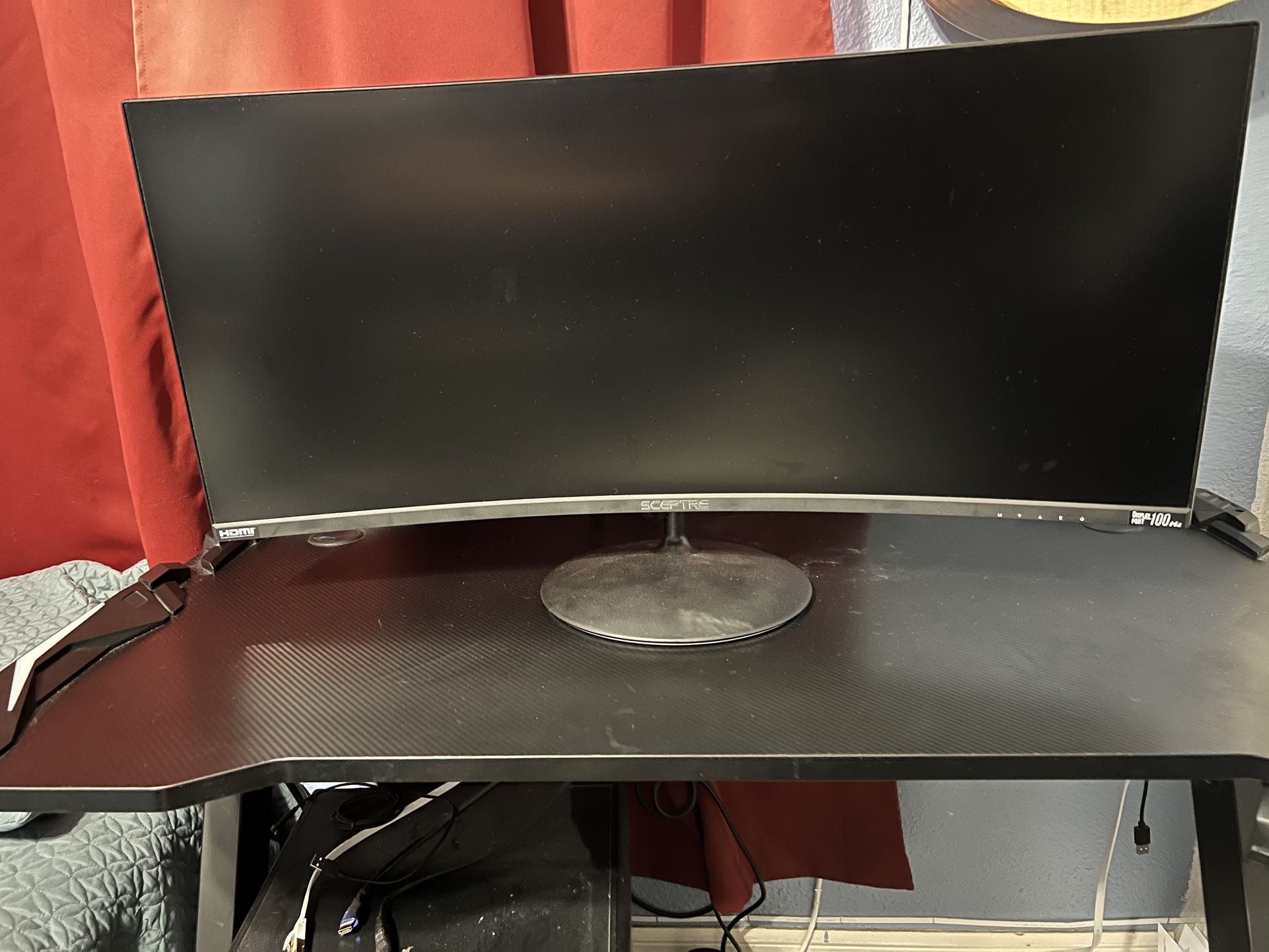 Gaming Monitor And Gaming Desk