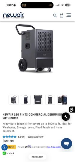 Heavy Duty dehumidifier