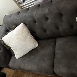 2 Brown couches 