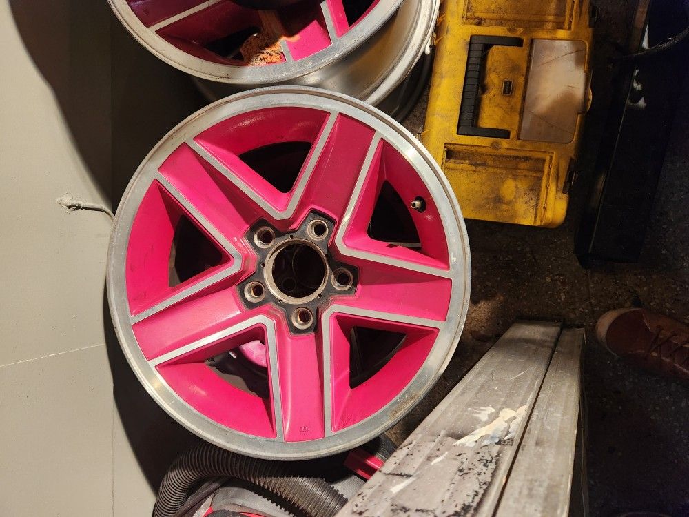 Set Of 4 Aluminum Camaro Wheels