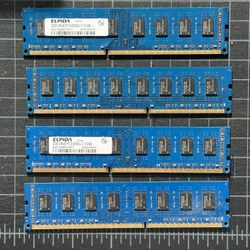 Elpida DDR3 2GB desktop RAM modules