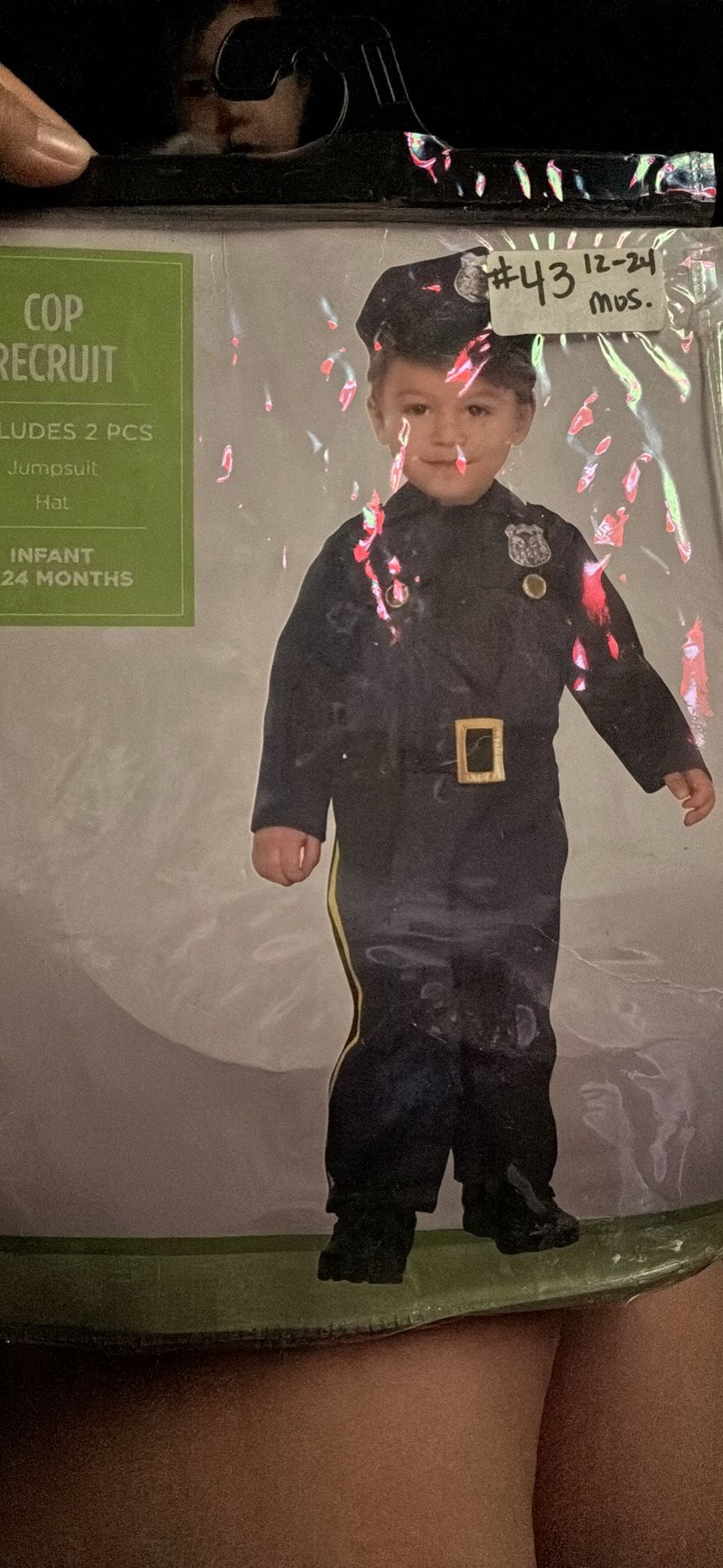 Toddler Cop Costume