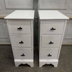 Wooden Nightstand Set