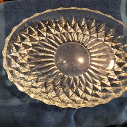 Oval 7" Crystal Dish: Imperial by Val St Lambert