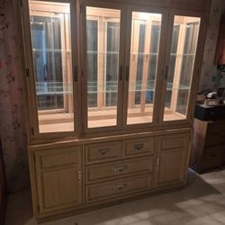 Solid Wood China Cabinet