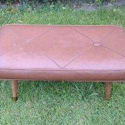 MID CENTURY FOOT STOOL RETRO OTTOMAN