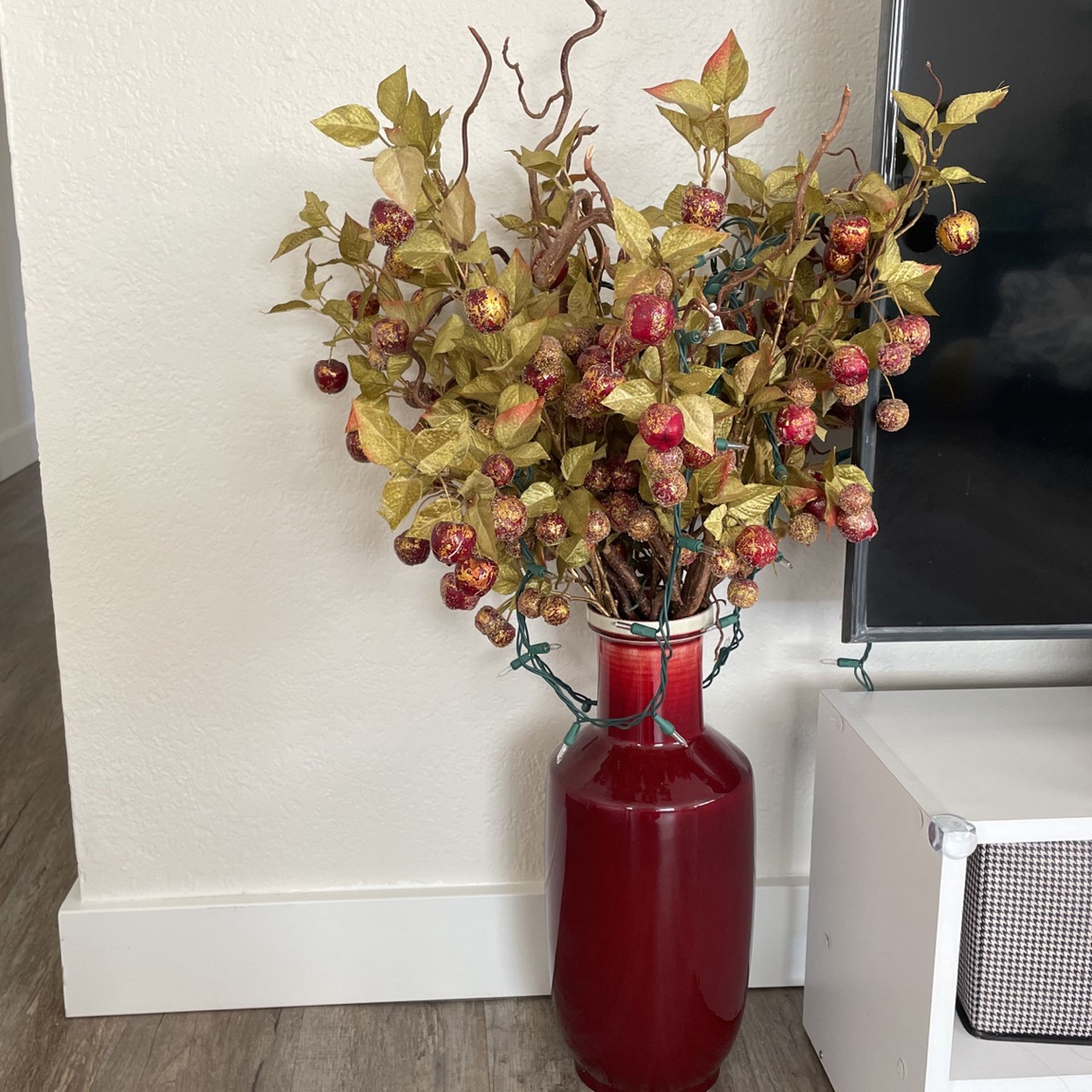 Flower Vas With Artificial Stems