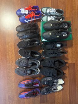10 pairs of shoes