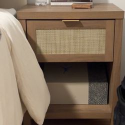 2pc Set Rattan Nightstands