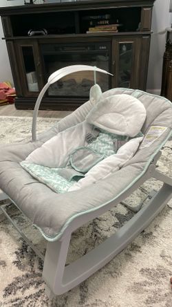 Ingenuity Keep Cozy 3-in-1 Vibrating Infant & Toddler Baby Bouncer and Rocker Chair, Multicolor