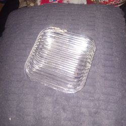 Squared Clear Glass Candy dish 