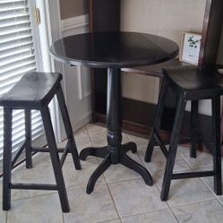 Wooden 3 Piece Bistro Set