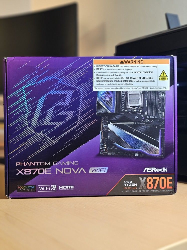 ASRock X870E Nova WiFi – AM5 | DDR5 | USB4 | PCIe 5.0