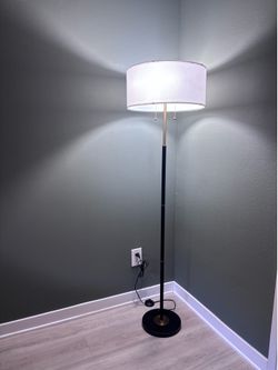 Black and Gold Floor Lamp