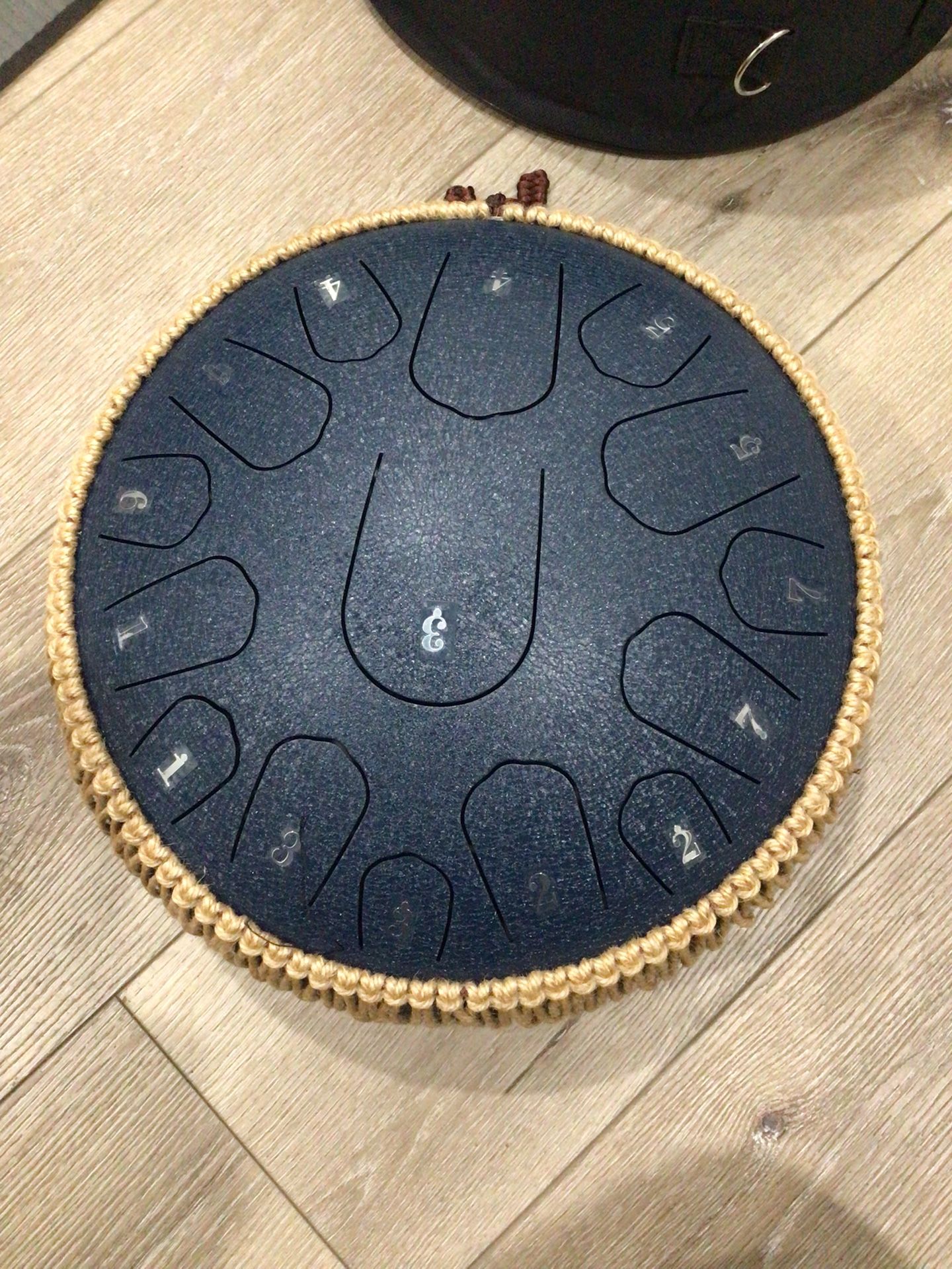 Hopwell Steel Tongue Drum Navy Blue With Accessories