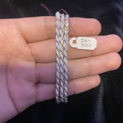 925 Silver Rope Chain 24 Inches