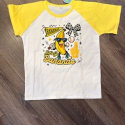 Girls Size 9/10 Savannah Bananas Shirt 