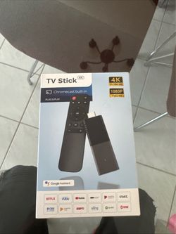New New  Brand  Type  The TV Stick 4K Ultra HD is a compact media streamer with Chromecast built-in, designed to provide high- quality 1080p resolutio