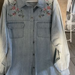 Women’s Denim Jacket Extra Large 100% Cotton 