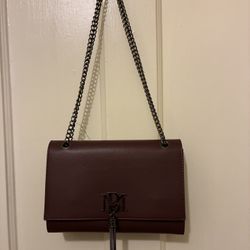 Badgley Mischka Shoulder Bag - Wine Color - Authentic