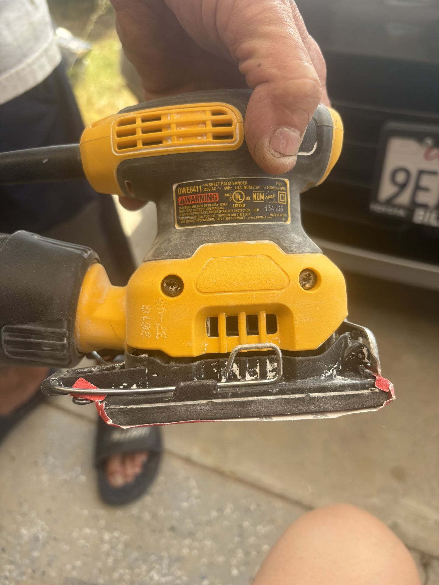 Dewalt sander works great