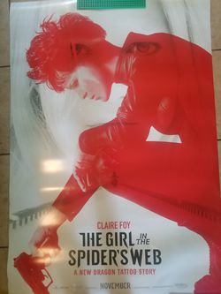 The girl in the spiders Web theater poster 40x27