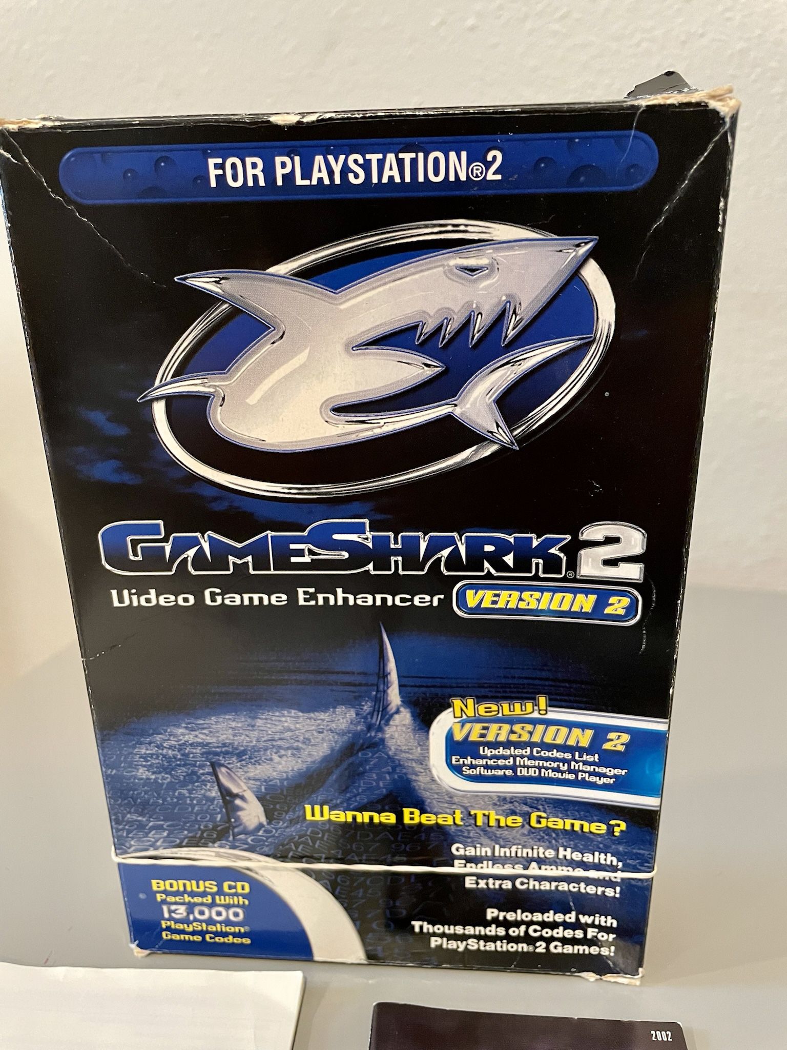 GameShark Game Shark Code Storage Memory Card PlayStation 2 PS2 - No Disc