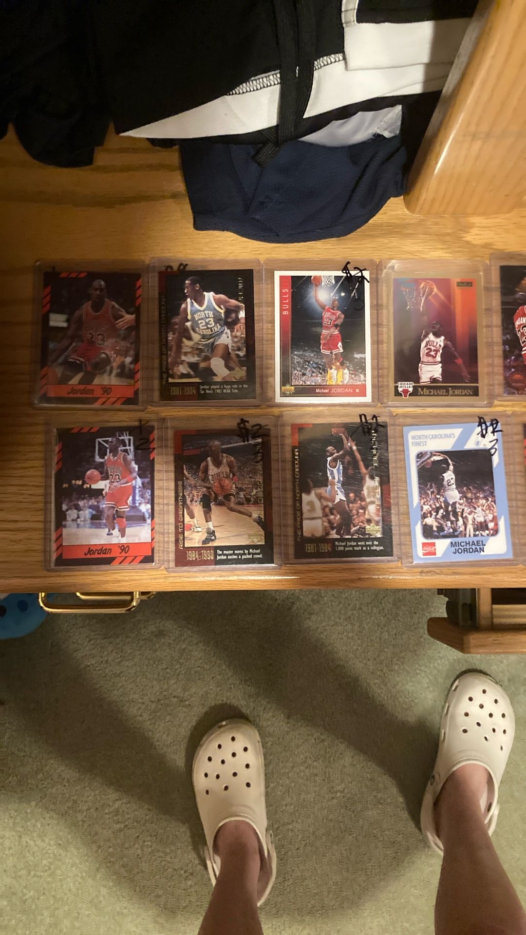Michael Jordan Lot + 1 Kobe Card