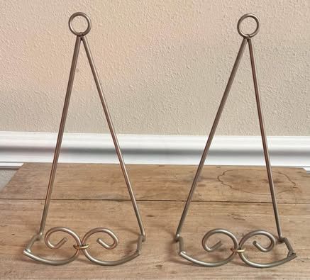Two Plate Hangers for wall decor $3 for Both xox