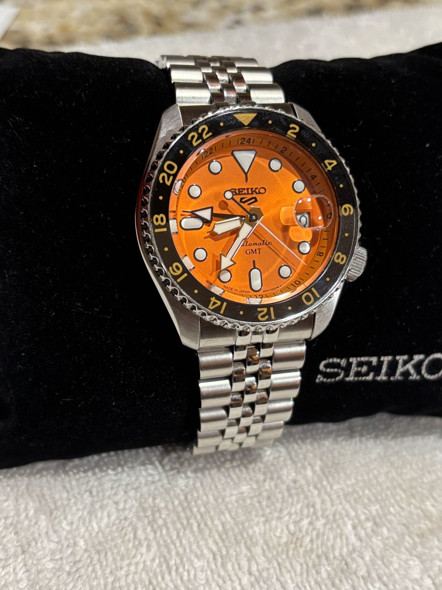 Seiko 5 GMT Watch 