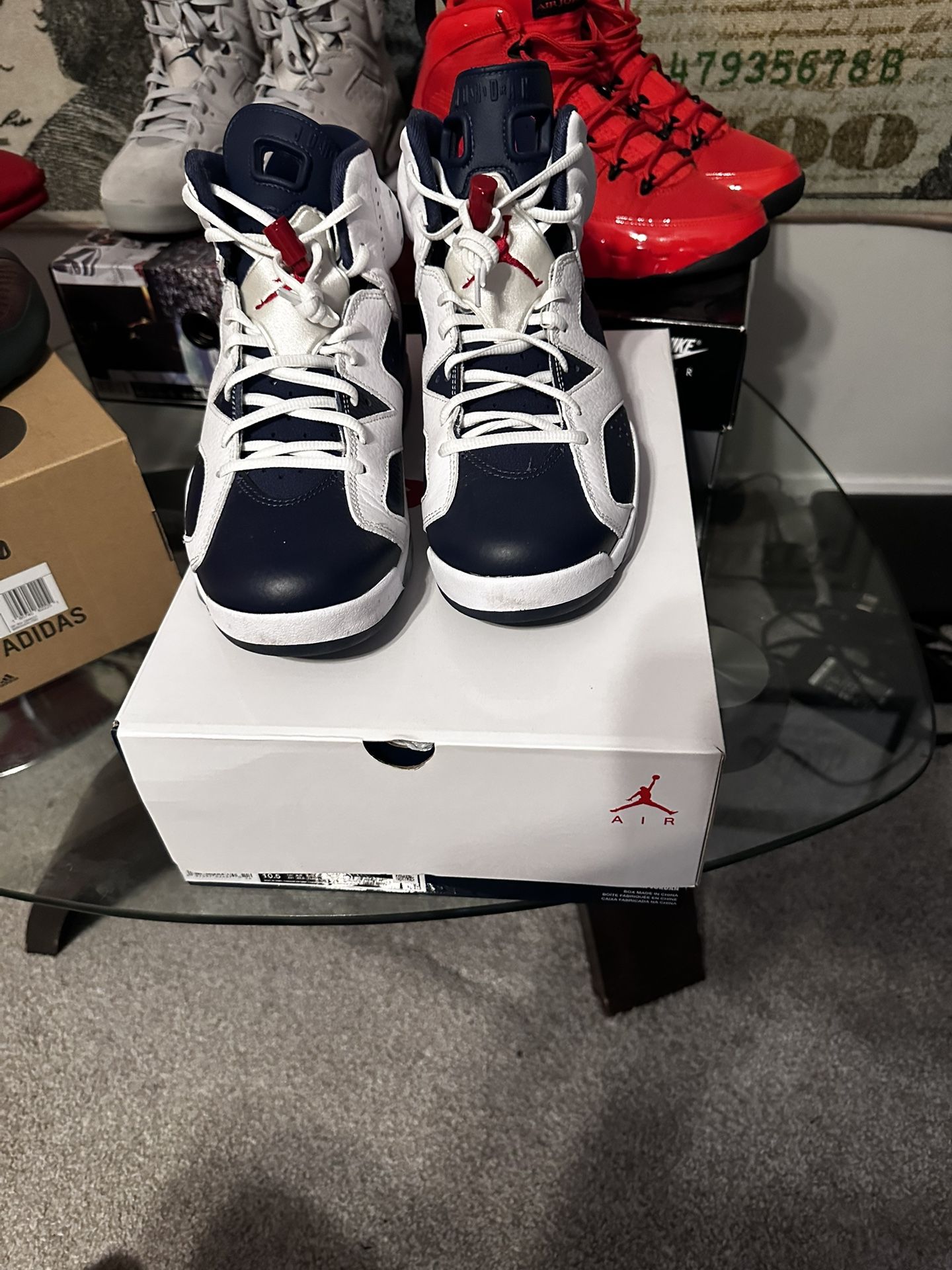 Air Jordan 6 Olympic (Lightly Used, Excellent Condition)