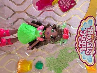 Royale High 3” Nature Fairy Fashion Doll - 1 Figure with 9 Fashion Accessories - Virtual Item Code Included - Series 2