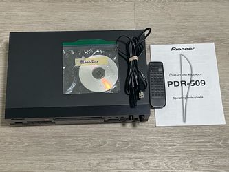 Pioneer PDR-509 CD Recorder - Made in Japan