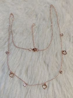 Rose Gold Heart Necklace