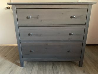 IKEA Hemnes 3-Drawer Dresser Gray
