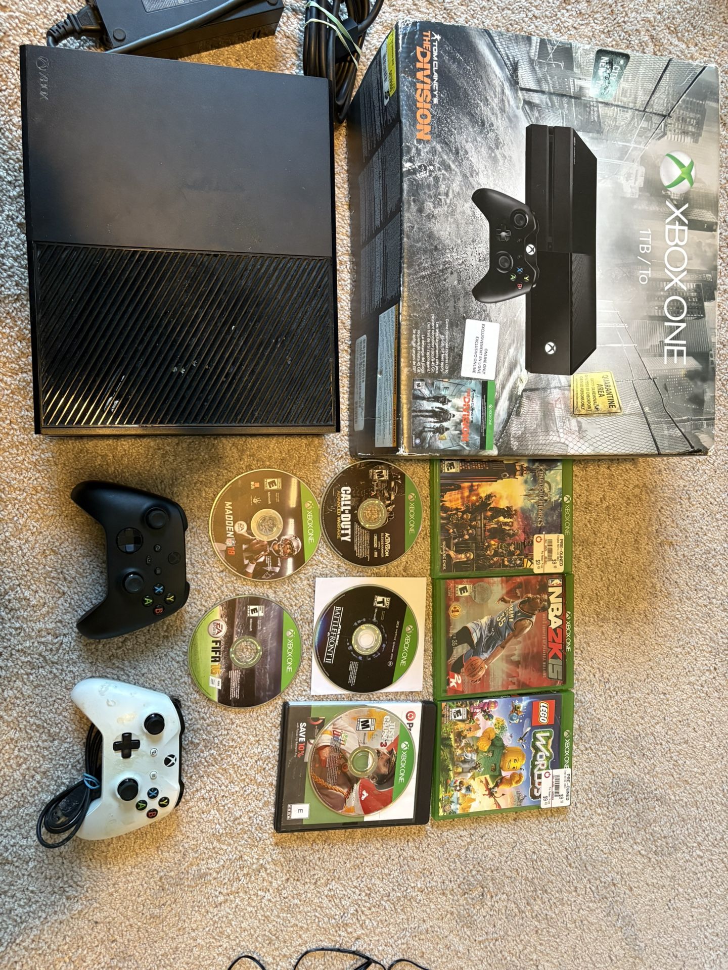 Xbox One + 8 Games (hablo Espanol)