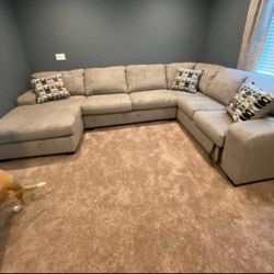 Large Cozy U Shape Light Sectional Couch 👉 Living Room 👍 Color Options 💥 Brand New ✅