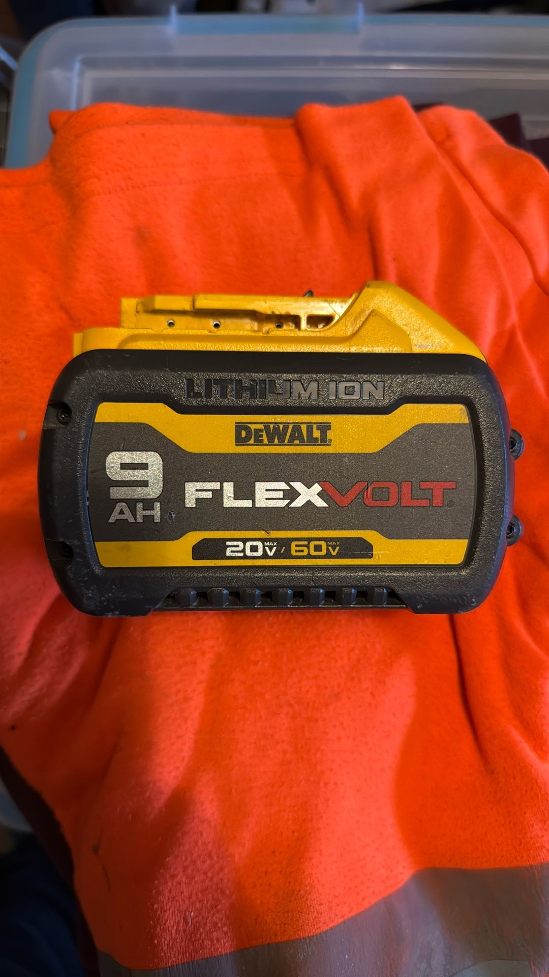 Dewalt 9ah Battery flex Volt