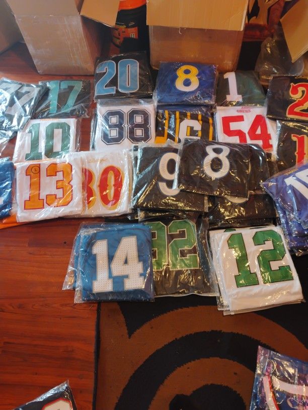 NFL Jerseys.. Stitched.. Inbox With Your Size Info