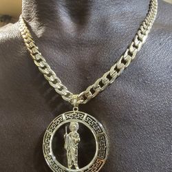 I Deliver I ship 14k gold plated Chain and Pendant